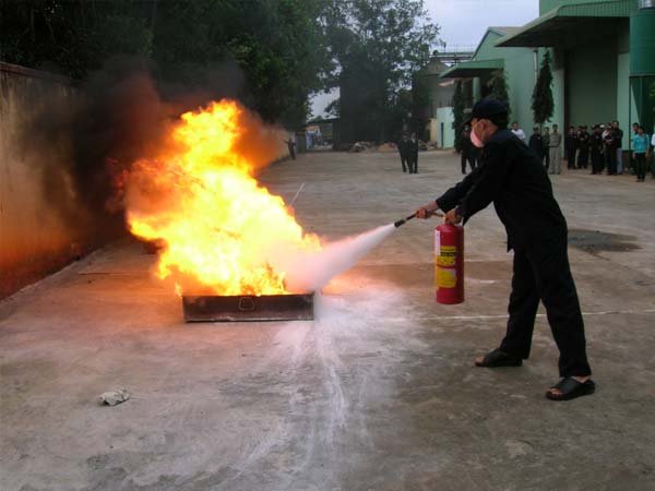 Fire safety training